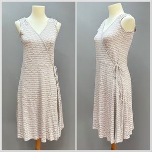NWT!! YALA bamboo tan wrap style dress, S.